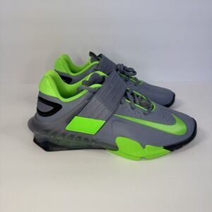 Nike Savaleos Weightlifting Shoes 'Grey Green Anthracite' Men's Size 6.5 BNWOT